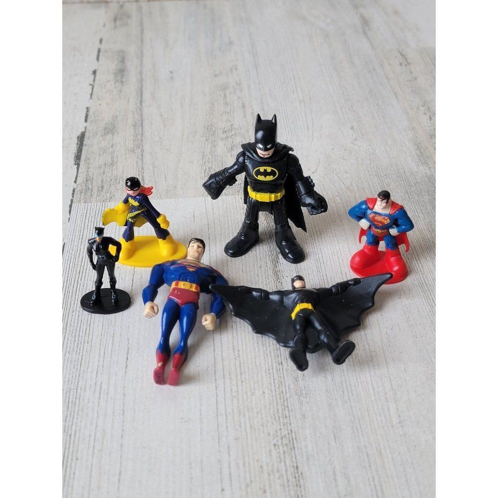 Superman Batman Batwoman‎ Batgirl playset toy figure